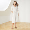 JA.SOCHA Sandwork Linen Dress