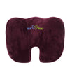 TRUE RELIEF Memory Foam Seat Cushion - Maroon