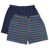 (Bundle of 2) VALLI Boxer Shorts (2-pc pack) - Navy/Stripe