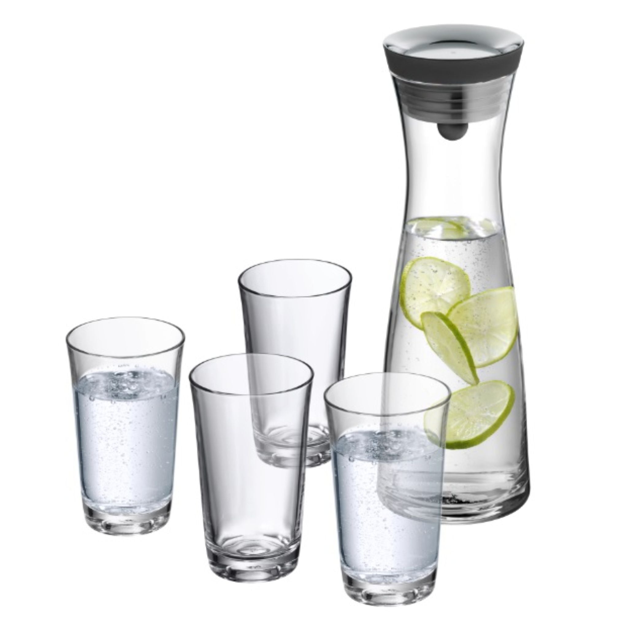 WMF Water Decanter with 4pcs 0.25L Water Glass (0617709992)