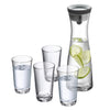 WMF Water Decanter with 4pcs 0.25L Water Glass (0617709992)