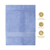 YUMEKO Sakura SPA Collection Bath Towel - Azure Blue (YMK-SSC5220-580-BT-22)