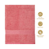 YUMEKO Sakura SPA Collection Bath Towel - Blush Red (YMK-SSC5220-760-BT-15)