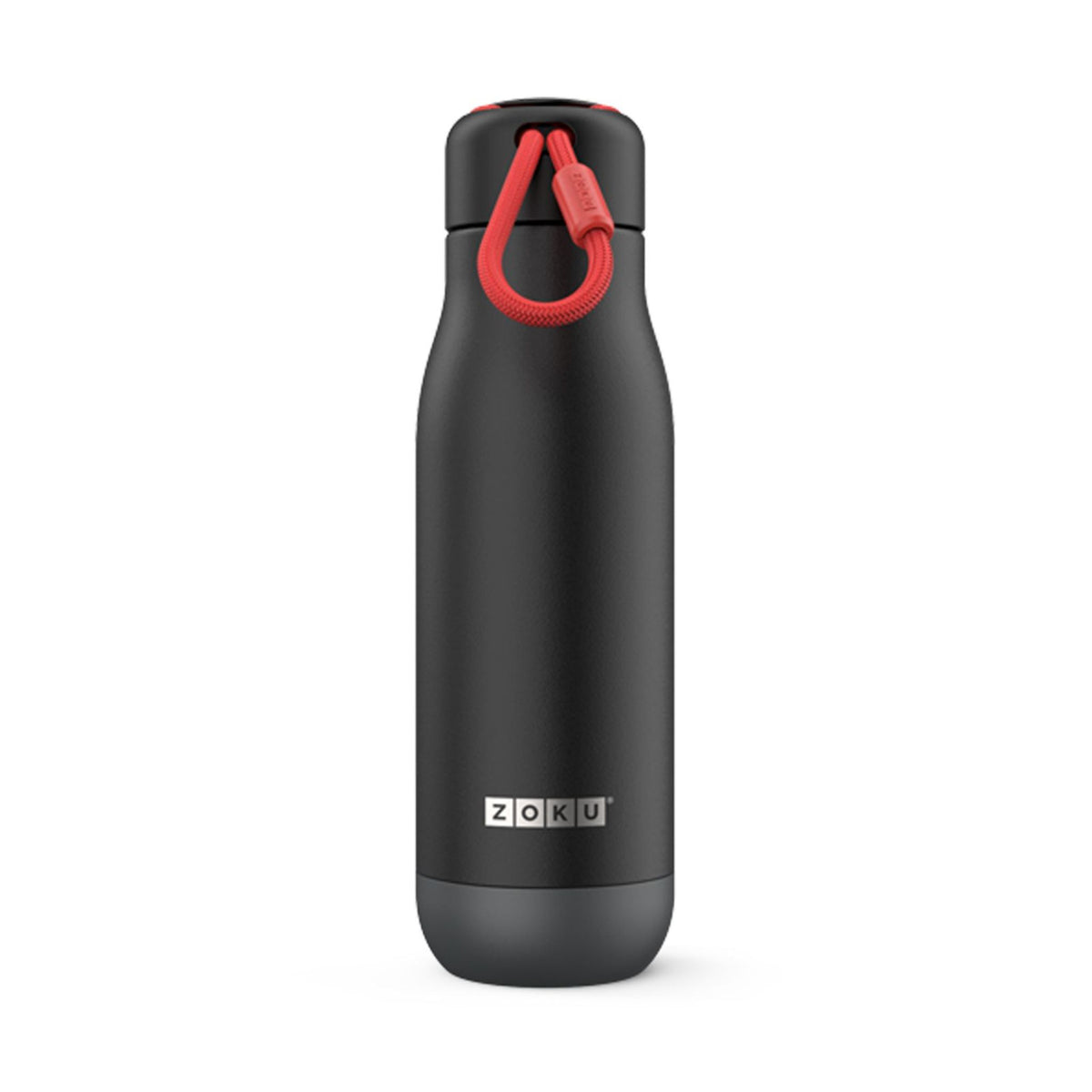 Zoku 18oz Stainless Steel Powder Coated Bottle - Black – OG Singapore