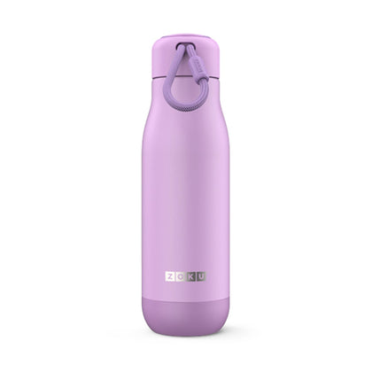 Zoku 18oz Stainless Steel Powder Coated Bottle - Lavender