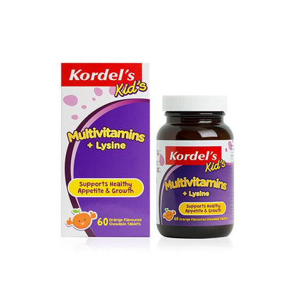 Kordel's Kid's Multivitamins + Lysine ( 60 Chewable Tablets)