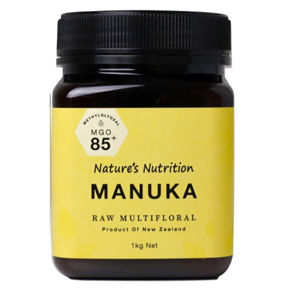 Nature's Nutrition Manuka Raw Multifloral MGO85+ 1kg