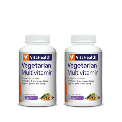 VitaHealth® Vegetarian Multivitamin (Twin Pack) - 2 x 60 Tablets