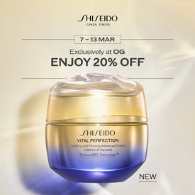 Experience Shiseido's age-defying skincare today ⭐ 20% OFF + GWP from 7 to 13 Mar