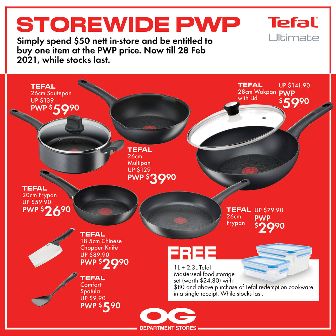 Synonymous with high durability and performance, Tefal is your go-to choice for perfect results!