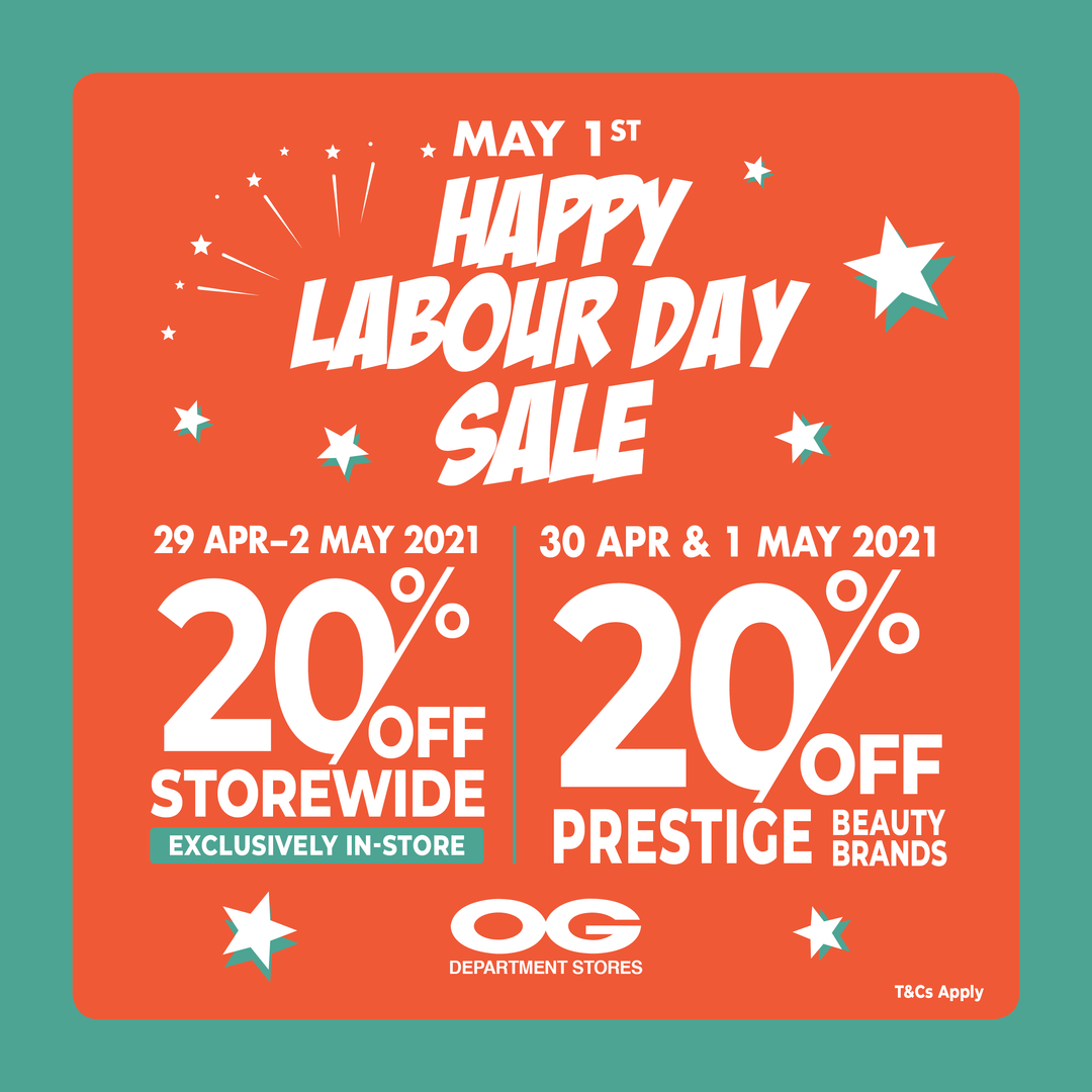 Labour Day Sale 💪 20% Off Storewide & 20% Off Prestige Beauty!