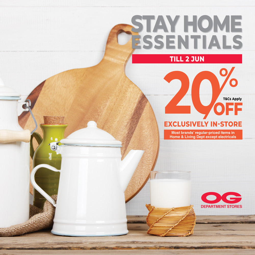 Staying Home? 🏡 Spruce it Up with Home & Living 20% Off & More!