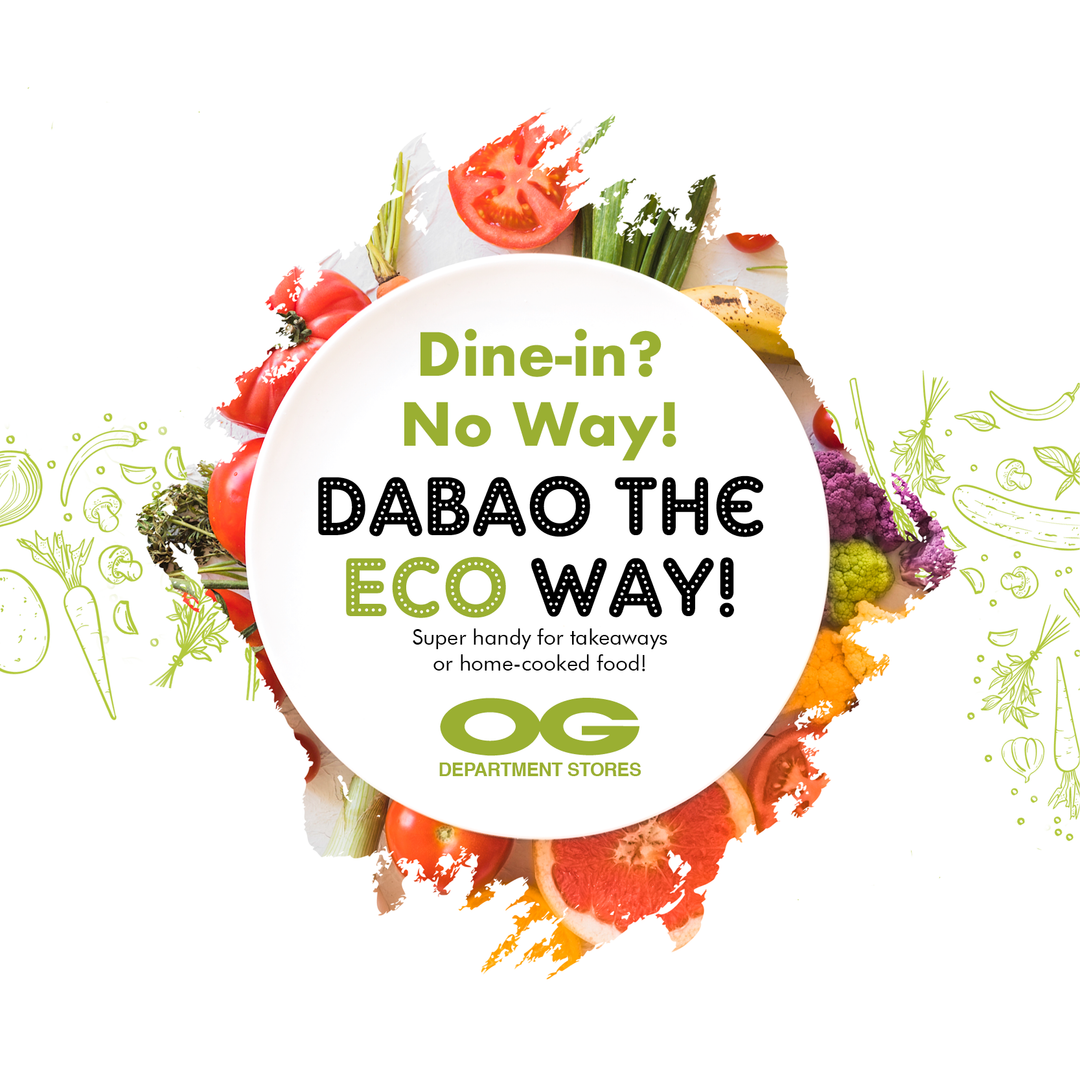 Dine-in? No Way! 🙅 Dabao the Eco Way! 🌏👍