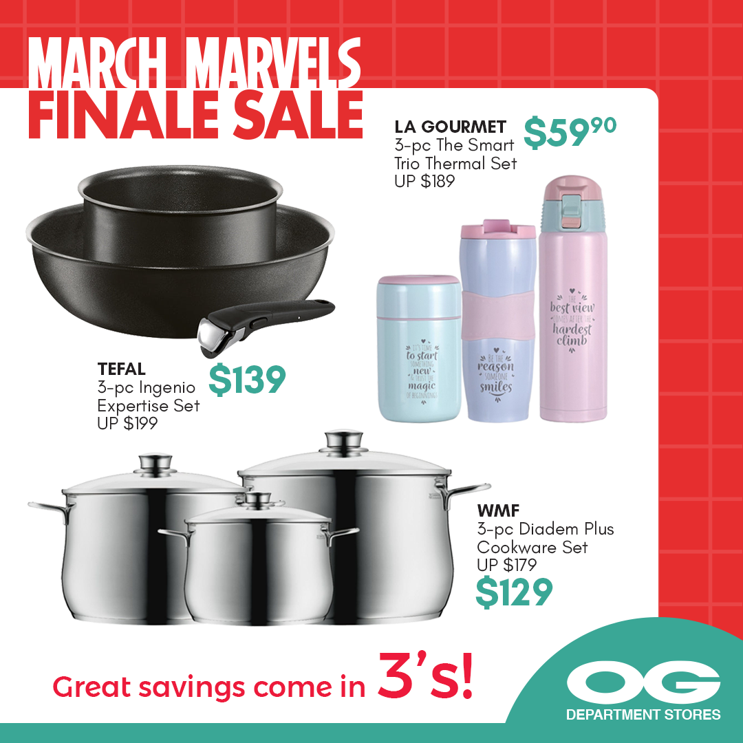 March Marvels Finale Sale 🎉 Great Savings Come in 3's!