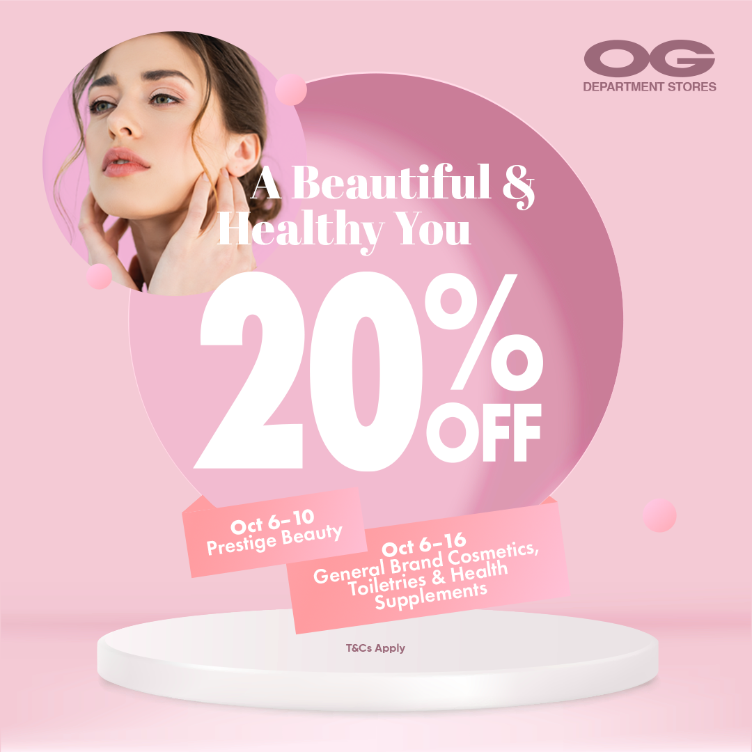 10.10 🎉 Up to Storewide 20% + 5% OFF! 💖 Prestige Beauty 20% OFF & GWP