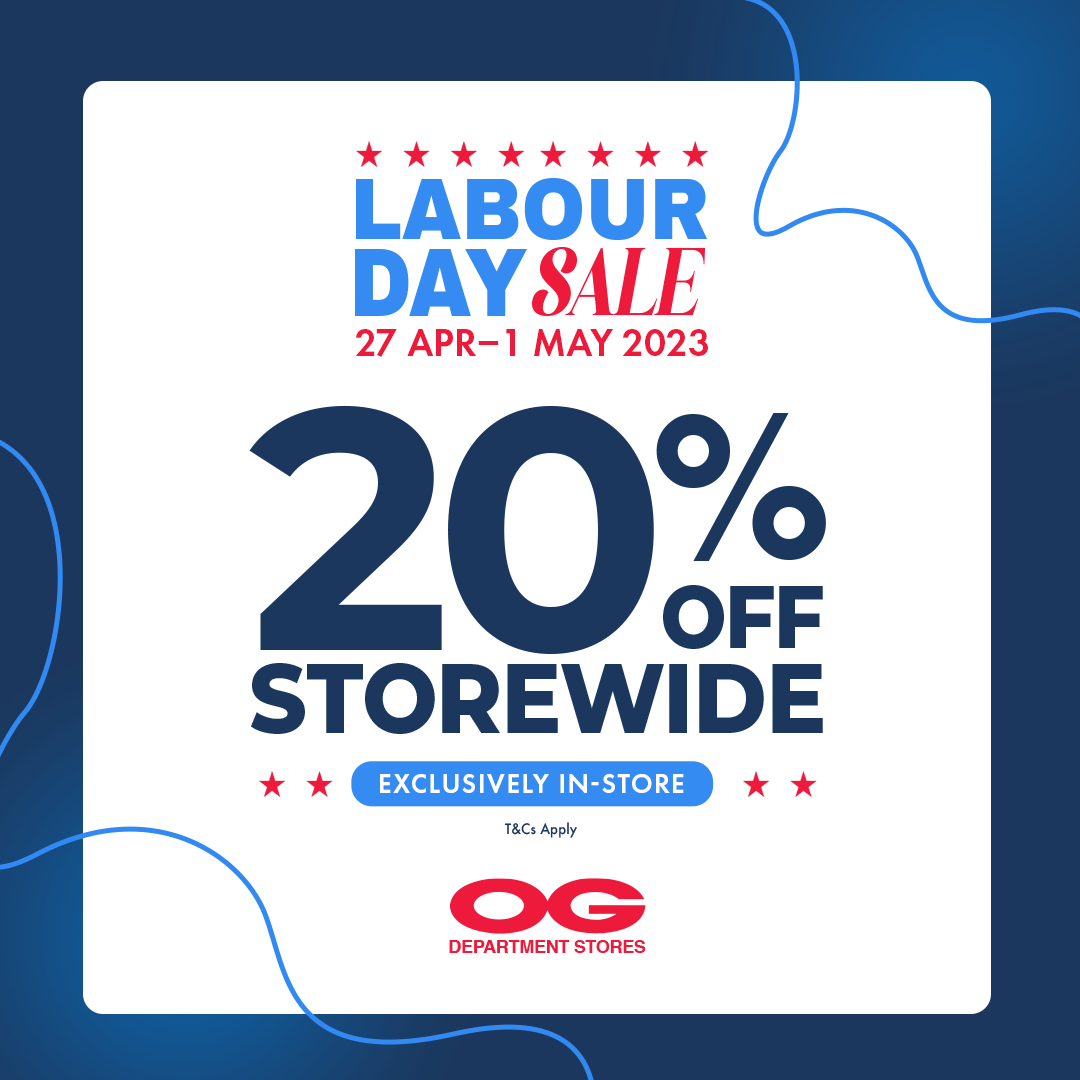 Labour Day SALE 👏 Storewide 20% Off incl. Prestige Beauty!