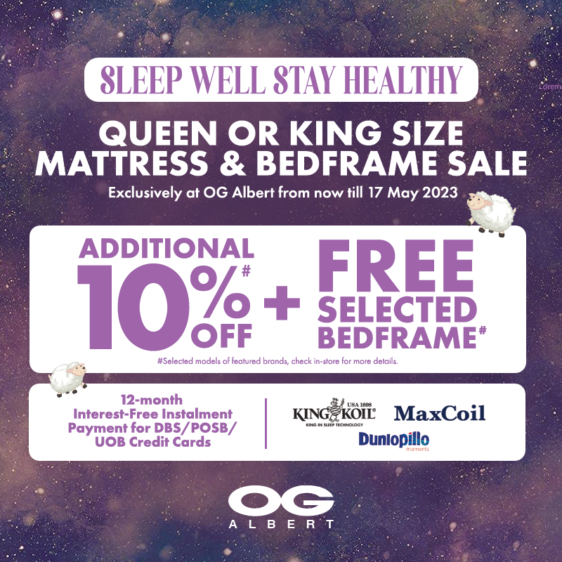 New Mattresses at Up to 53% + Extra 10% Off + Free Gifts 😁 Till 17 May Only!