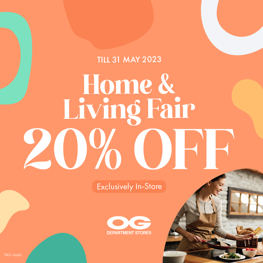 Home & Living Fair 🏡 Revamp your home now with up to 74% savings!