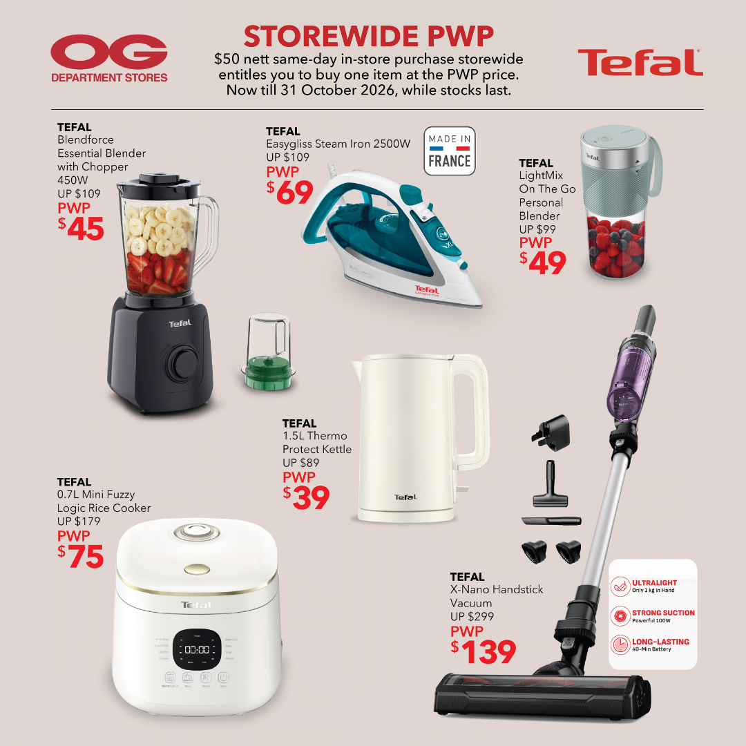 Tefal Storewide PWP 2026