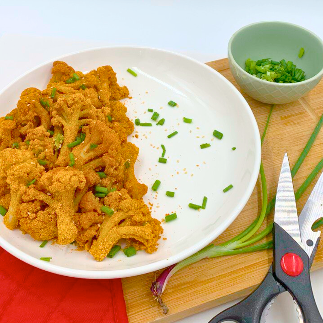 Healthy Yet Tasty Snack Idea: Baked Cauliflower!