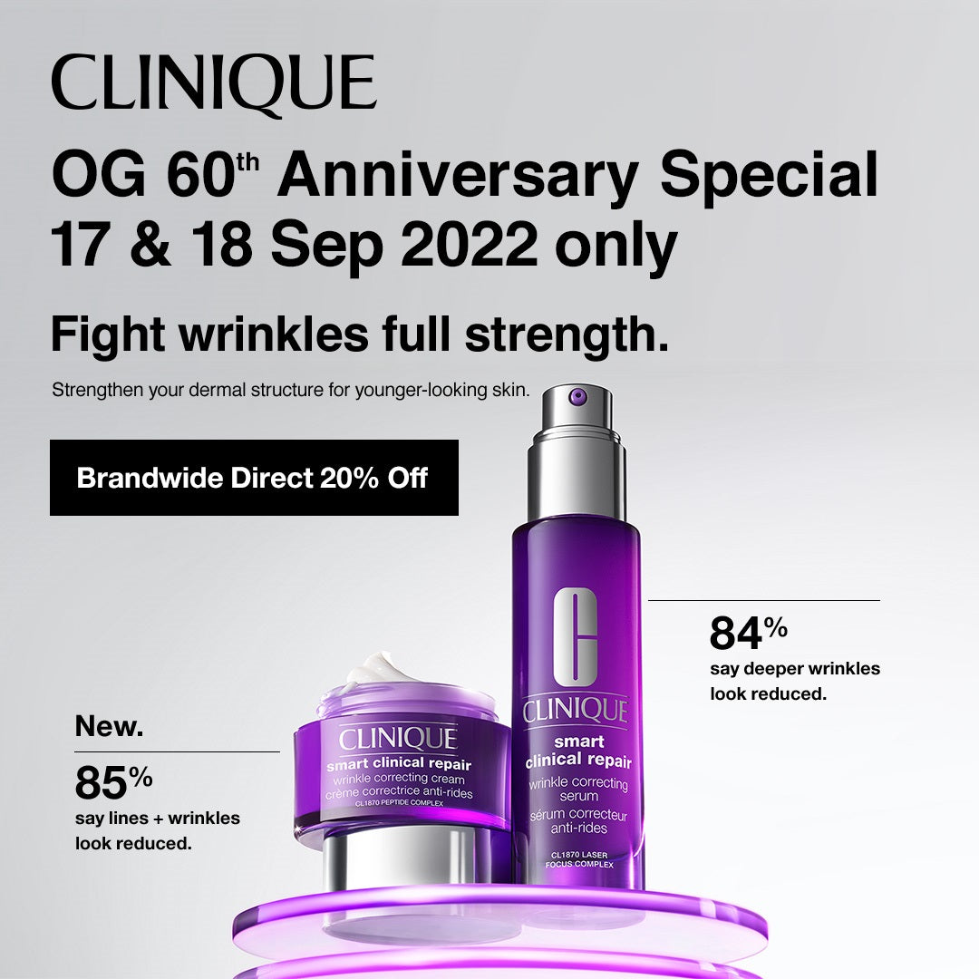Clinique x OG 60th Anniversary Special (17 & 18 Sep 2022 at OGPP only)