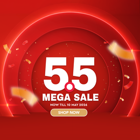 5.5 Mega Sale 🔥 20% Off Storewide + 5% Rebate Is On!