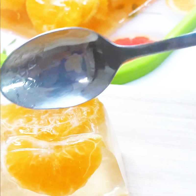 Mandarin Oranges Konnyaku Recipe with Kukeri