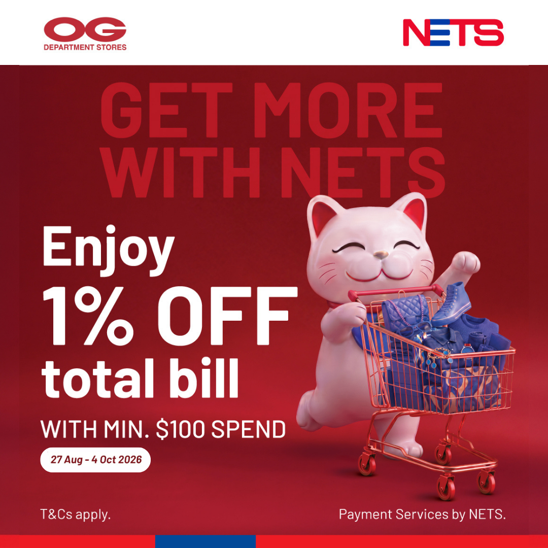 Get More with NETS at OG 64th Anniversary Sale (27 Aug to 04 Oct 2026)