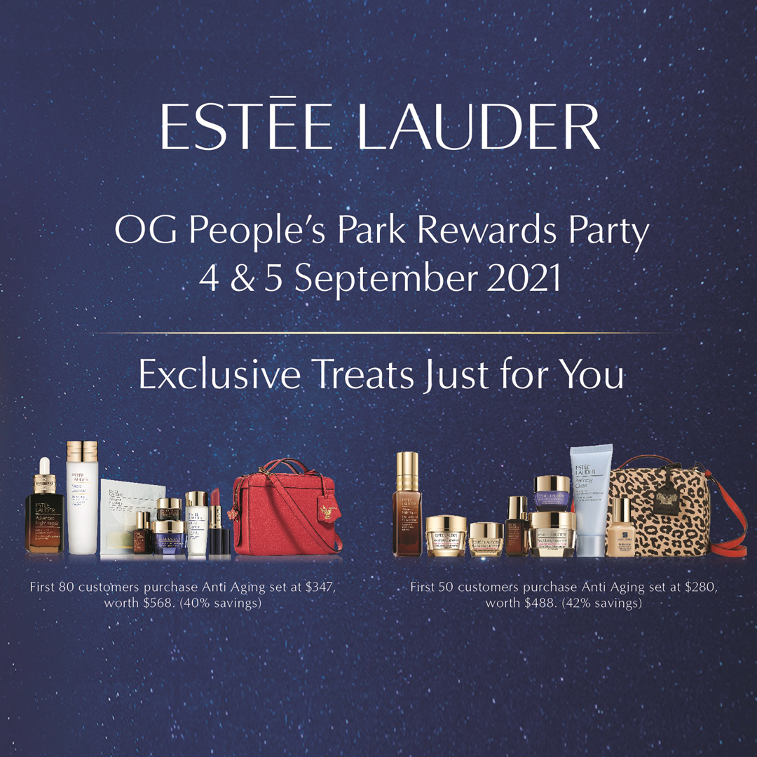 Exclusive Treats from Estée Lauder 💗 4 & 5 Sep Only at OGPP