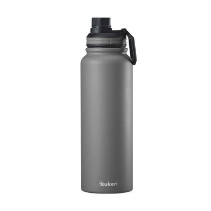 Kukeri 1000ml Vacuum Sport Bottle - Slate Grey