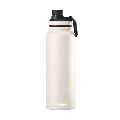 Kukeri 1000ml Vacuum Sport Bottle - Ivory