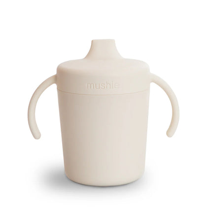 mushie Trainer Sippy Cup - Ivory