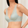 Triumph Aqua Lucky Wired Push Up Bra Forest Frost