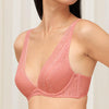 Triumph Aqua Lucky Wired Push Up Bra Peach Blossom