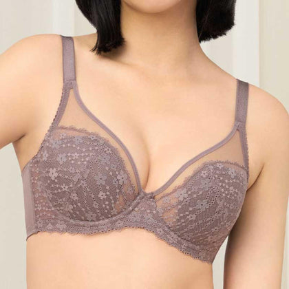 Triumph Natural Sweet Wired Padded Bra Pigeon Grey