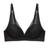 Triumph Smooth Sensation Magic Push Up Deep V Bra Black