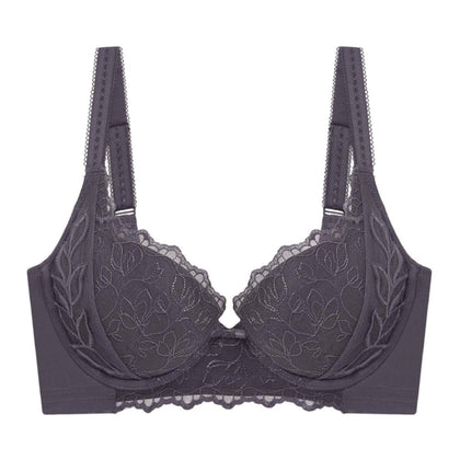 Triumph Sculpt Leaf Wired Padded Bra Graphite