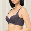 Triumph Sculpt Leaf Wired Padded Bra Graphite