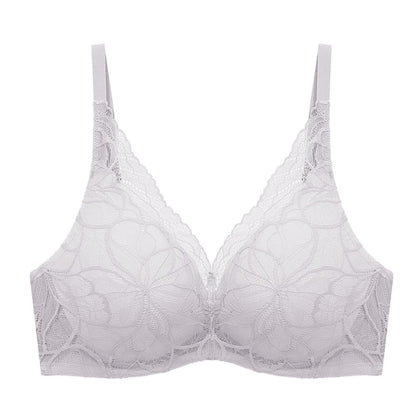 Triumph Body Make Up Illusion Lace Wired Push Up Bra Feather