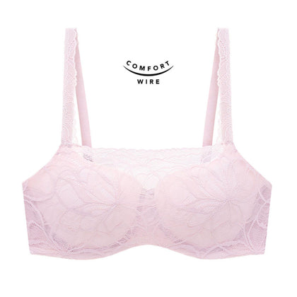 Triumph Body Make Up Illusion Lace Wired Padded Bra Perola