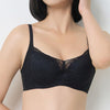 Triumph Body Make Up Illusion Lace Wired Half Cup Padded Bra Black