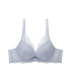 Triumph Aqua Plumeria Wired Push Up Deep V Bra - Feather
