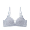 Triumph Aqua Plumeria Non-Wired Push Up Deep V Bra - Feather