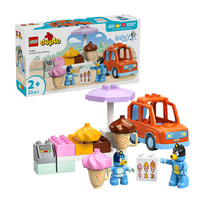 LEGO Duplo Bluey: Ice Cream Trip with Bluey (10458)