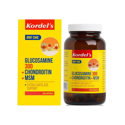 Kordel's Glucosamine 300 + Chondroitin + MSM 100 Capsules