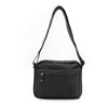 LASELLE Lightweight Nylon Crossbody Bag - Black