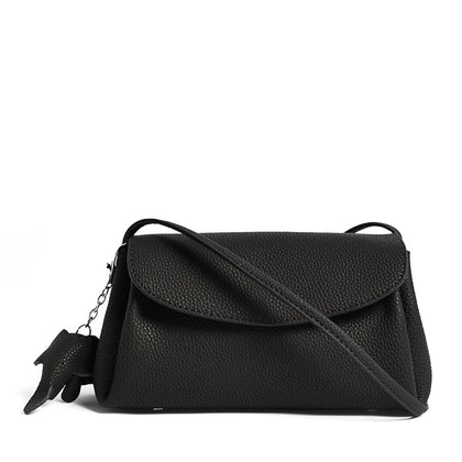 SARRER Leather Crossbody Bag - Black