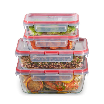 PYREX 8-pc Freshlock Rectangle Storage Set