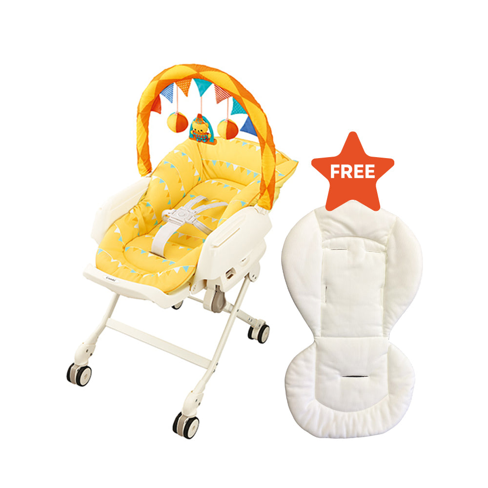 Combi Joy Swing ChairFree White Inner Cushion (116700-YE)