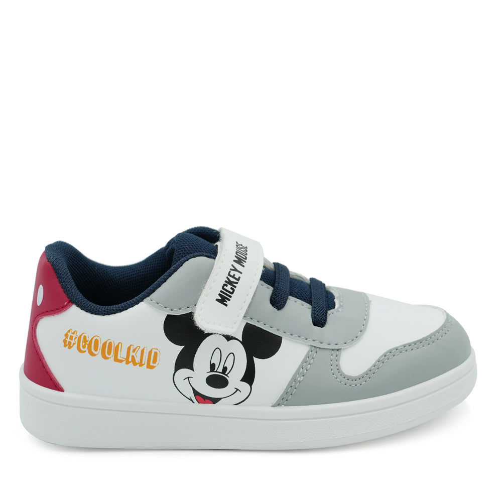 Disney Boys' Mickey Sport Shoes - White Grey (133-2638)